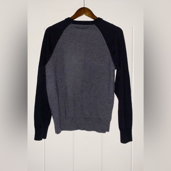Banana Republic Luxe Baruffa‎ Merino Wool Colorblock Long Sleeve Sweater Men L - Picture 6 of 6